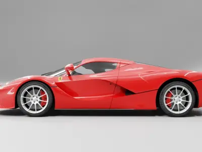 Ferrari LaFerrari Low-poly 3D model