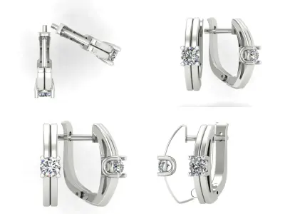Earrings od103 3D print model