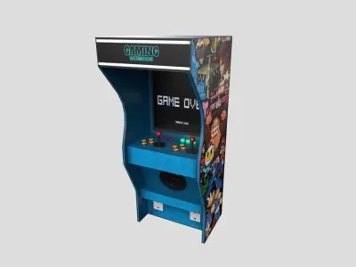 Arcade Games Low-poly 3D model