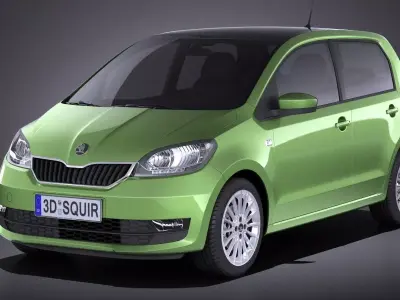 Skoda Citigo 5-door 2017 3D model