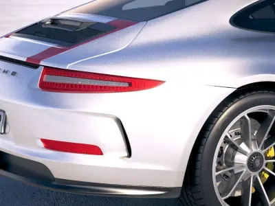 Porsche 911 R 2018 3D model