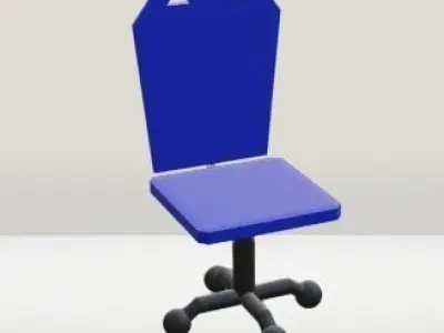 Chair Lowpoly Free 3D model
