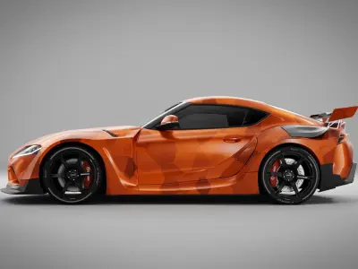 Toyota Supra MK5 Modified 3D model