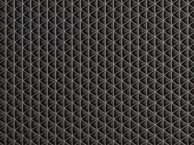 Quilted Geometric Leather Fabric PBR SEAMLESS Texture