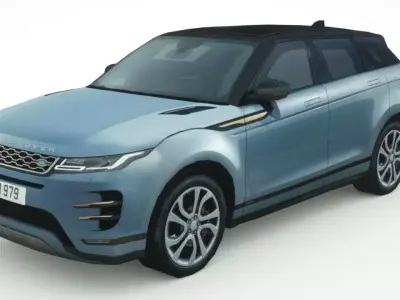 Land Rover Velar Low-poly 3D model