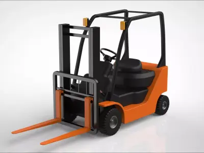 forklift truck 3D model