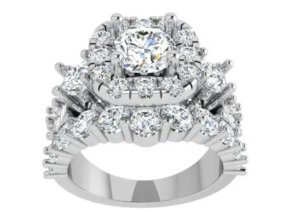 Halo Luxury Ring 4333 3D print model
