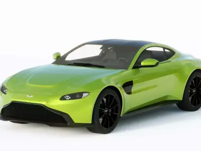 Aston Martin Vantage 2019 3D model