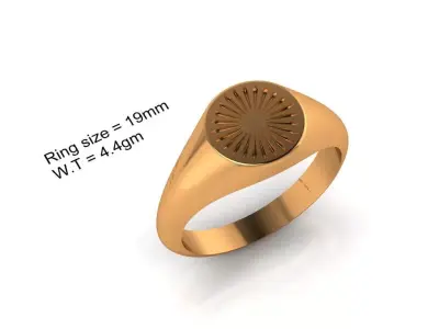Rays Ring Free 3D print model