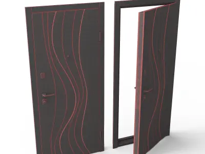 Norse Door 3D model