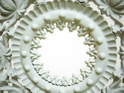 Engraving  no3 Low-poly 3D model