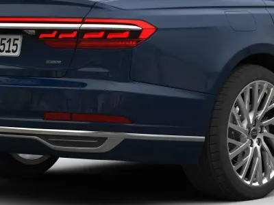 3D Audi A8 2018 3D model