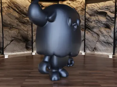 Running Mon Figure Fan Art Toy  3D print model