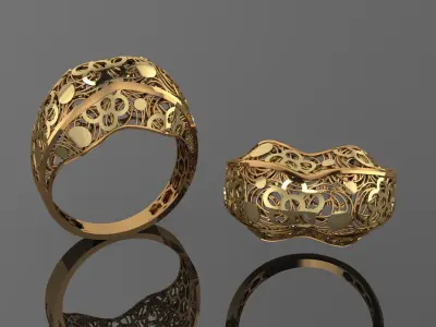 49 turkey paper casting rings stl  3D print model