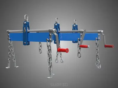 LEVELER BALANCER STABILIZER LOAD ENGINE HOIST CRANE SHOP RIGGING 3D model