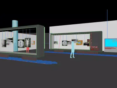 exhibition hall 3D model
