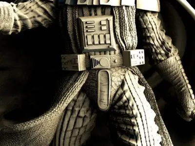 DARTH VADER SCULPTURE - TESTED AND READY FOR 3D PRINTING Free 3D print model