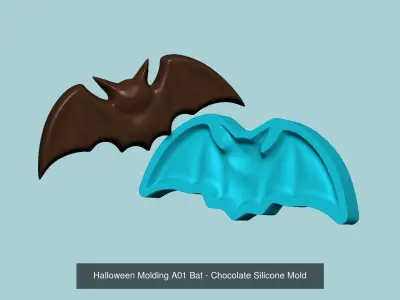 08 Halloween Moldings Collection - Chocolate Silicone Mold