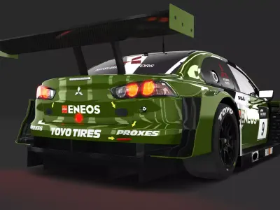MitsuX GT3 3D model