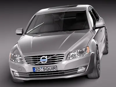 Volvo S-80 2014 3D model