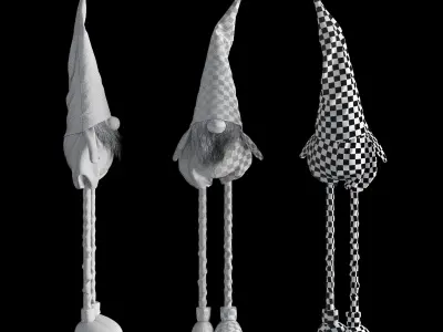 SANTA CLAUS GLASER 3D model