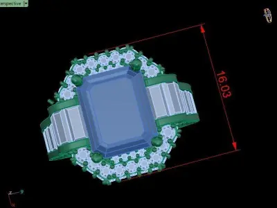 Wedding Ring 3D print model