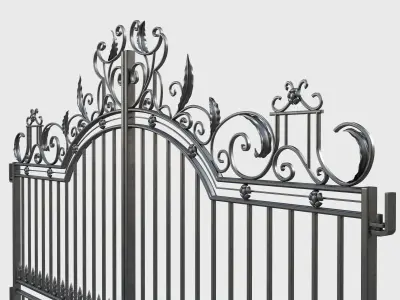 Ornate Decorative Gate 1 3D model