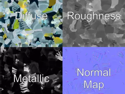 Lightweight Racing Sneaker model pack Low-poly 3D model