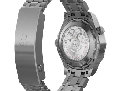 Omega Seamaster Diver 300M black 3D model