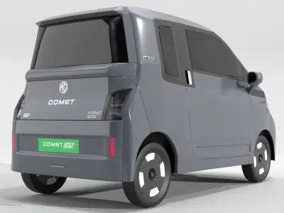 MG Comet Electrick Car Gray 3D model