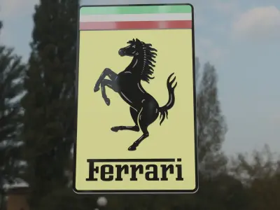 Ferrari Cars Logo 3D model