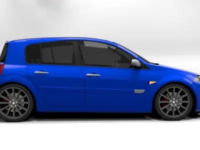 RENAULT MEGANE RS  Low-poly 3D model