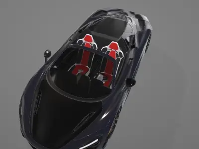Mclaren 720s Spider 3D model