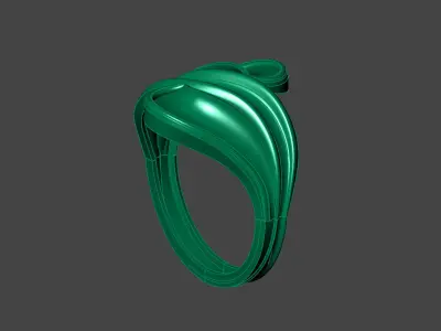 Plain Ring Women Ready STL 3DM Models Womens Rings 3D models 3D print model 30