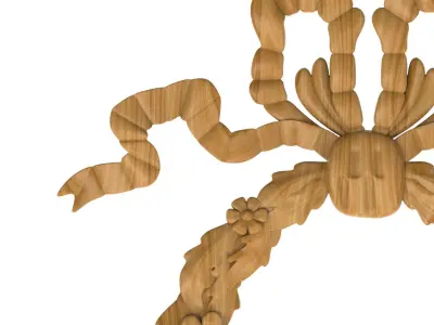 Carved picture frame STL 3D model 14