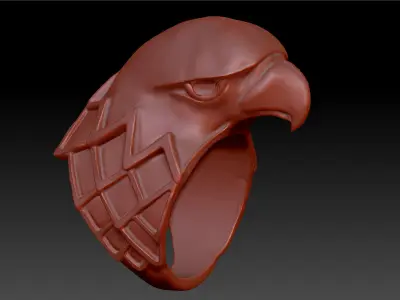Eagle Ring  3D print model purchase