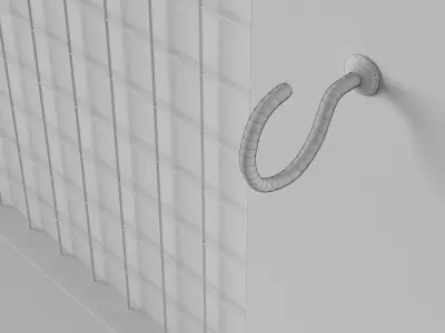 Wall-Mounted Jewelry Organizer in two Versions 3D model