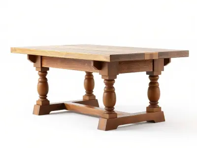 Victorian Soldiers Feast Table model pack Low-poly 3D model