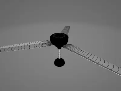 Ceiling Fan King Model 3D model