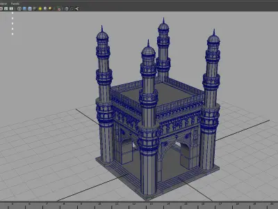 hyderabad charminar 3d model 3D model