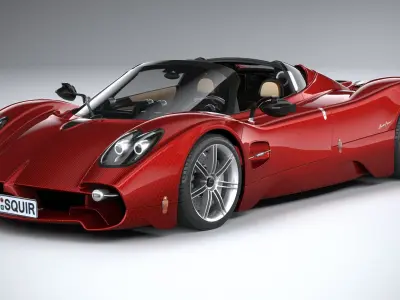Pagani Utopia Roadster 2025 3D model