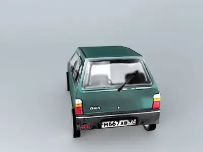Russian car OKA Free 3D model