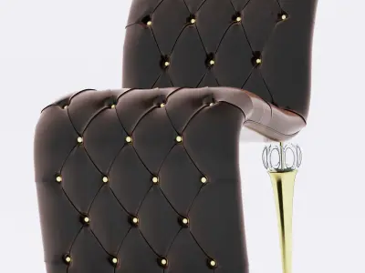 JC Passion Chocolat Chair 3D model