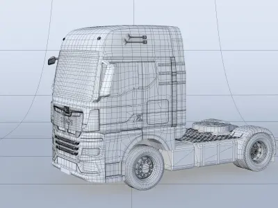  MAN TGX-Fahrerhaus GX-2020 3D model