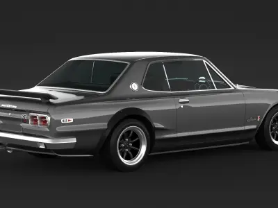 Nissan Skyline GT-R 3D model