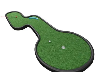 Miniature Golf Course 3D model