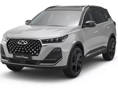 2025 Chery Tiggo 7 Pro with Interior 3D model