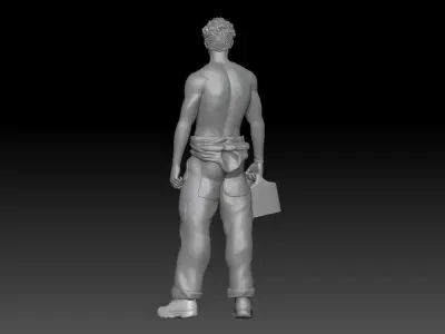 SEXY MECHANIC MEN 1 3D print model