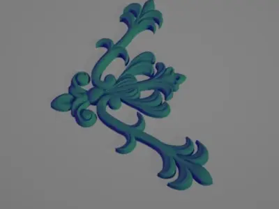 corner pattern 3D model
