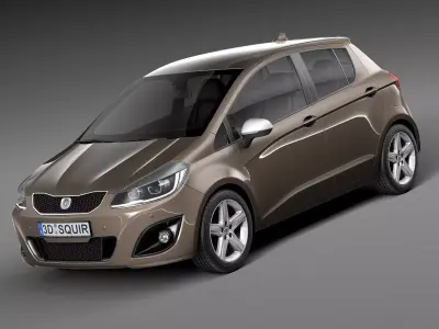 Generic Hatchback 5-door 2016 3D model